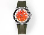GR Factory Breitling 42MM in Diameter Sapphire Glass Mechanical Movement Bright Orange Watch